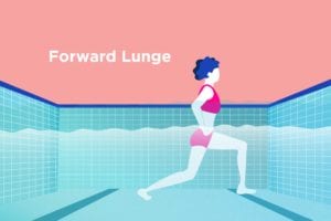 Water Exercise for Arthritis Forward Lunge