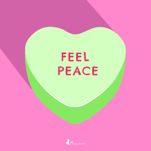 Conversation Hearts for Chronic Illness Feel Peace