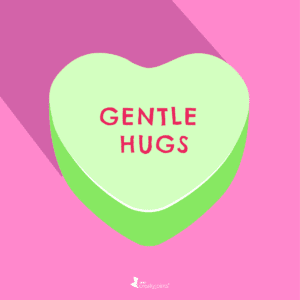 Conversation Hearts for Chronic Illness Gentle Hugs