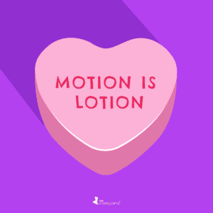 Conversation Hearts for Chronic Illness Motion Is Lotion
