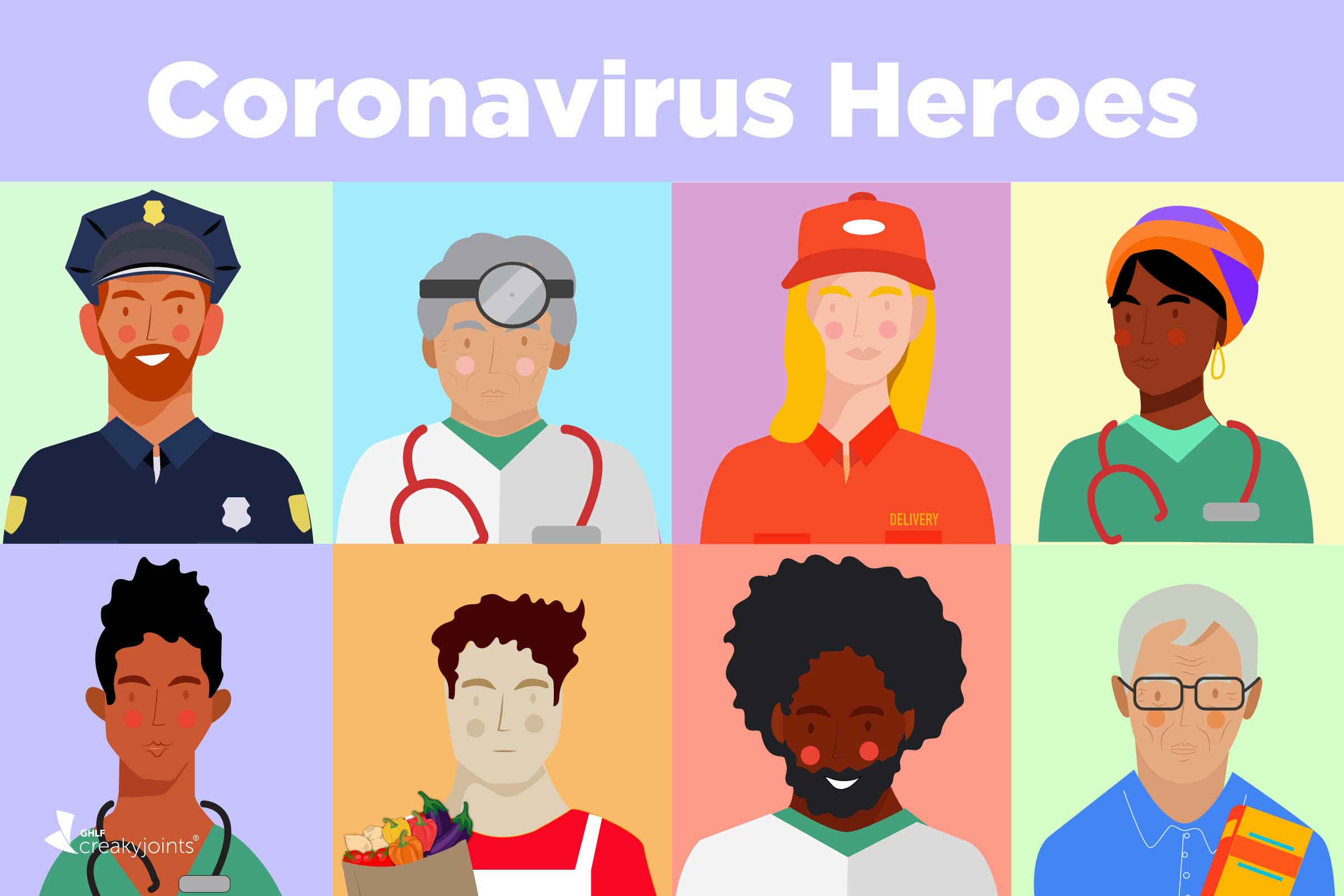 Coronavirus Superheroes