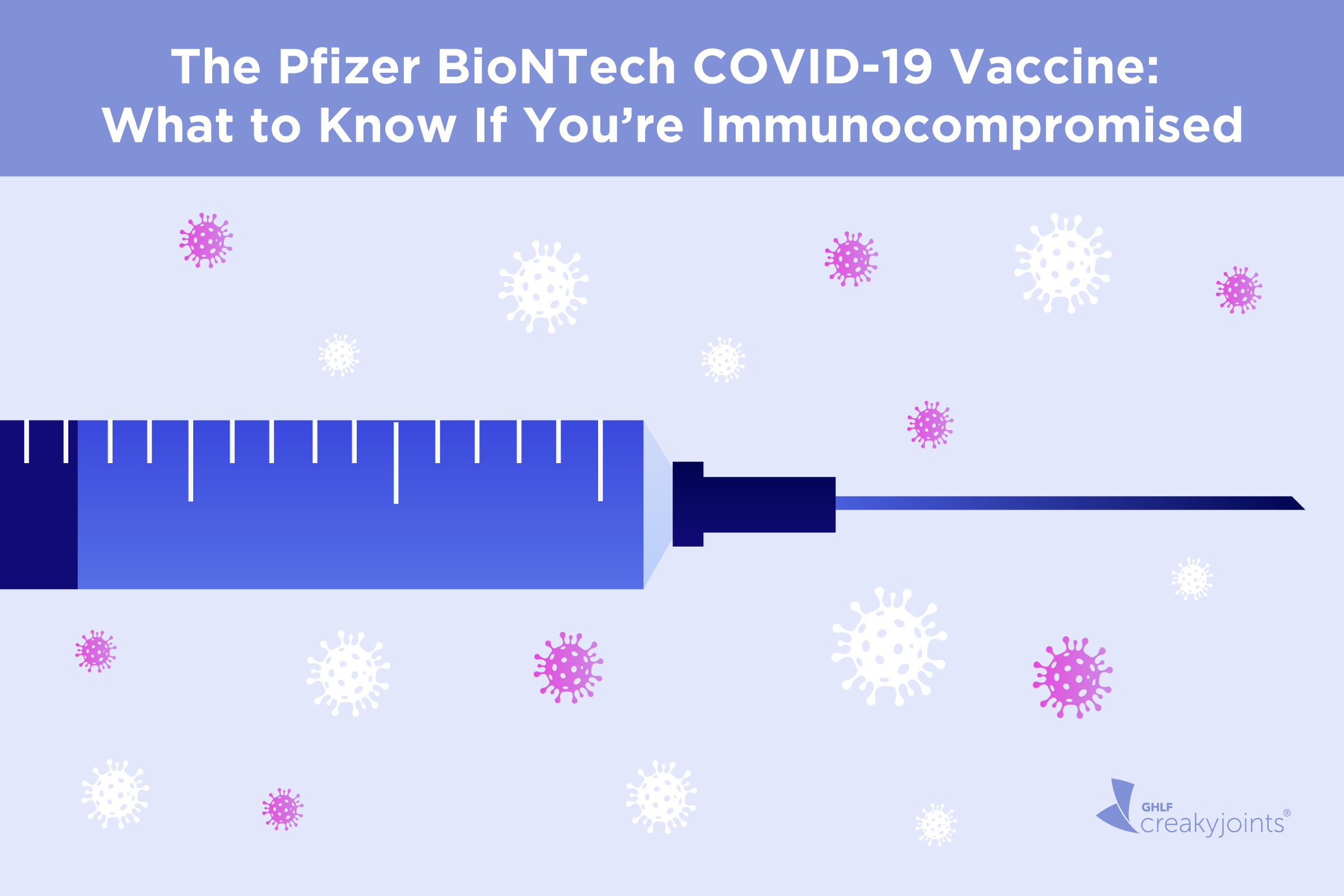 1220 Pfizer BioNTech COVID 19 Vaccine Immunocompromised Logo