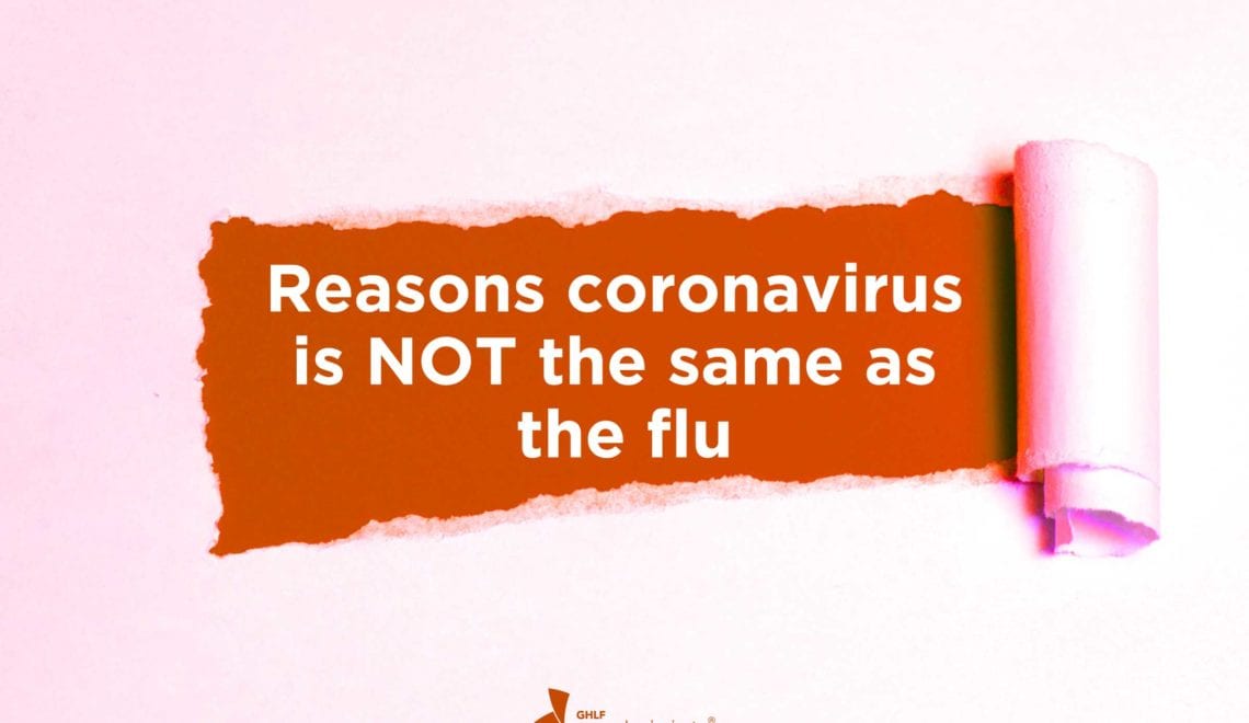 Coronavirus Not Same as Flu