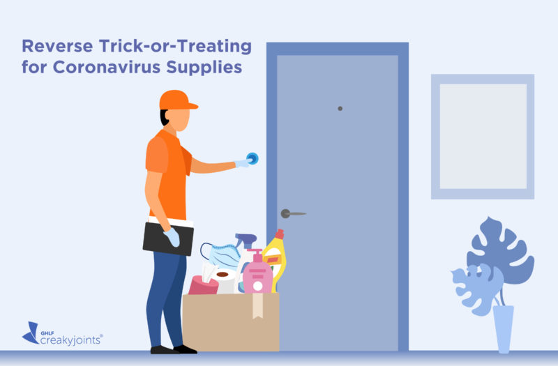 Reverse Trick-or-Treating Coronavirus