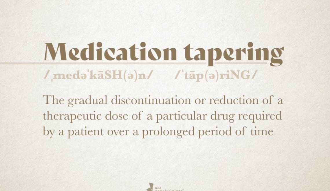 Medication Tapering