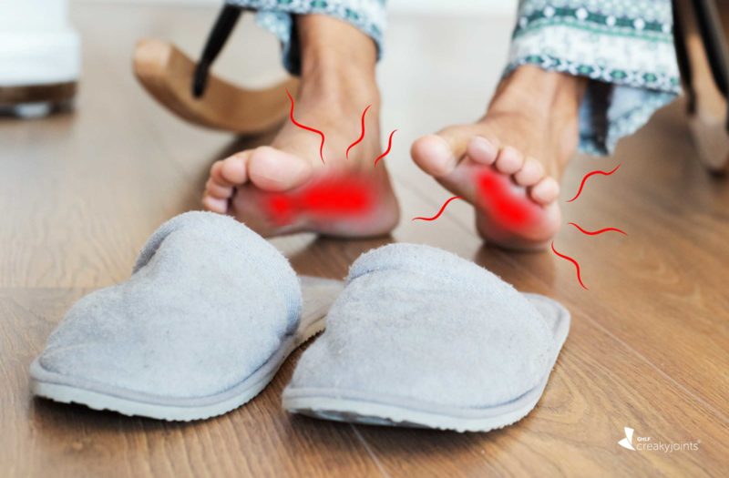 Arthritis Foot Pain Barefoot COVID-19 Pandemic