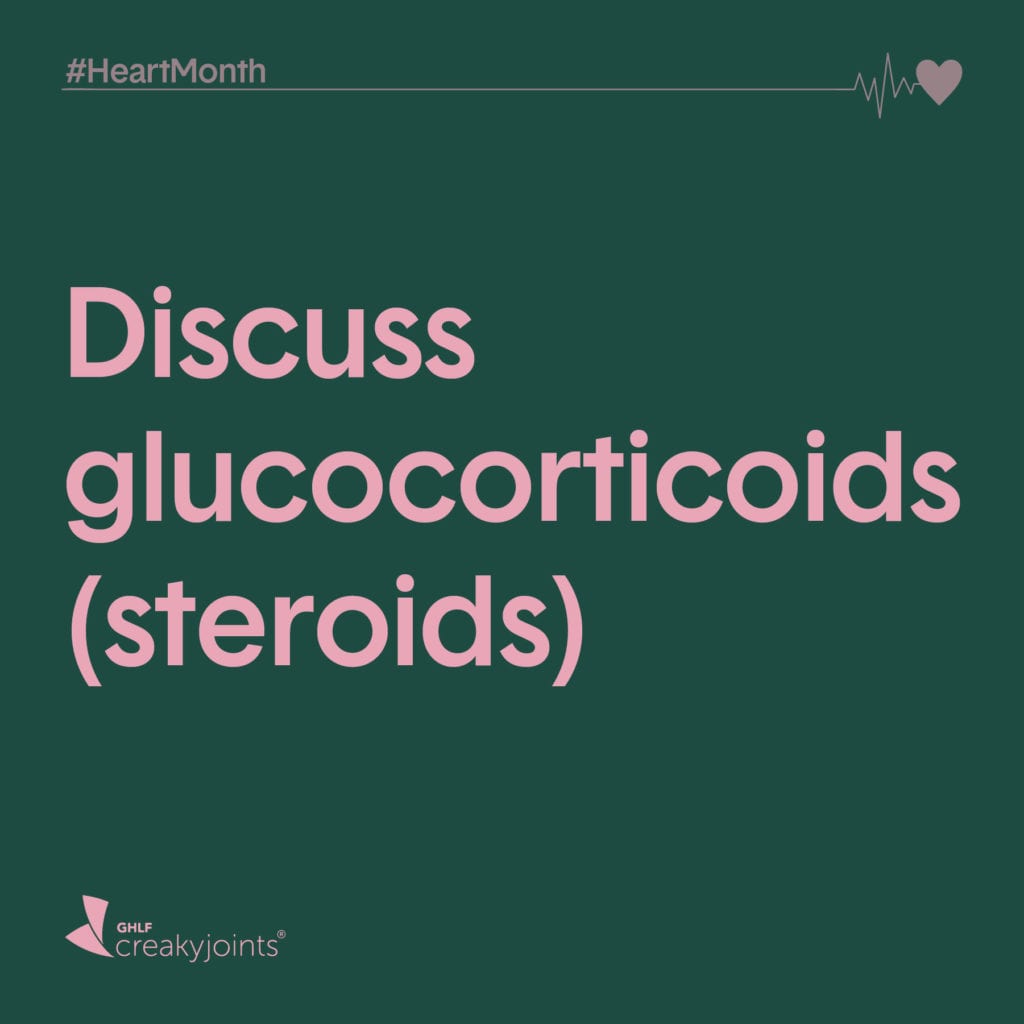 Rheumatoid Arthritis Heart Month Discuss Glucocorticoids