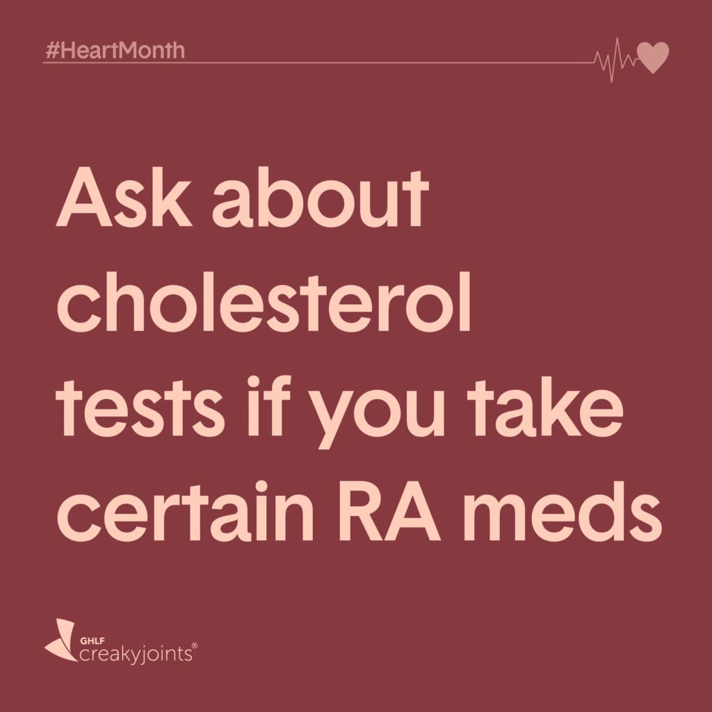 Rheumatoid Arthritis Heart Month Ask About Cholesterol Tests