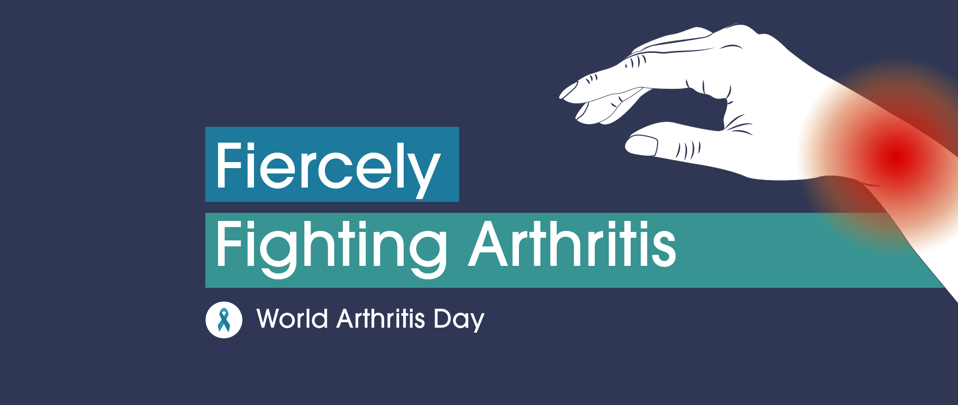 Banner image that says 'fiercely fighting arthritis'