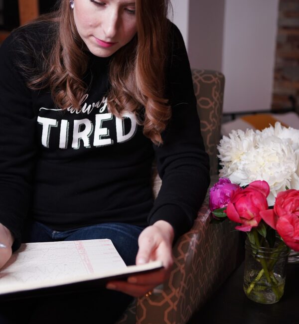 Heather DeSandoli, a fibromyalgia patient who uses journaling