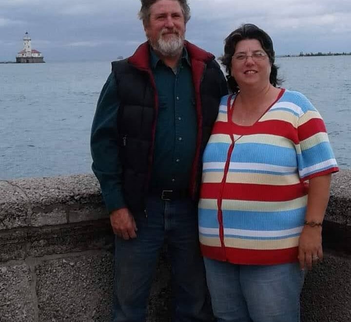 Photo of Vickie Wilkerson with her husband