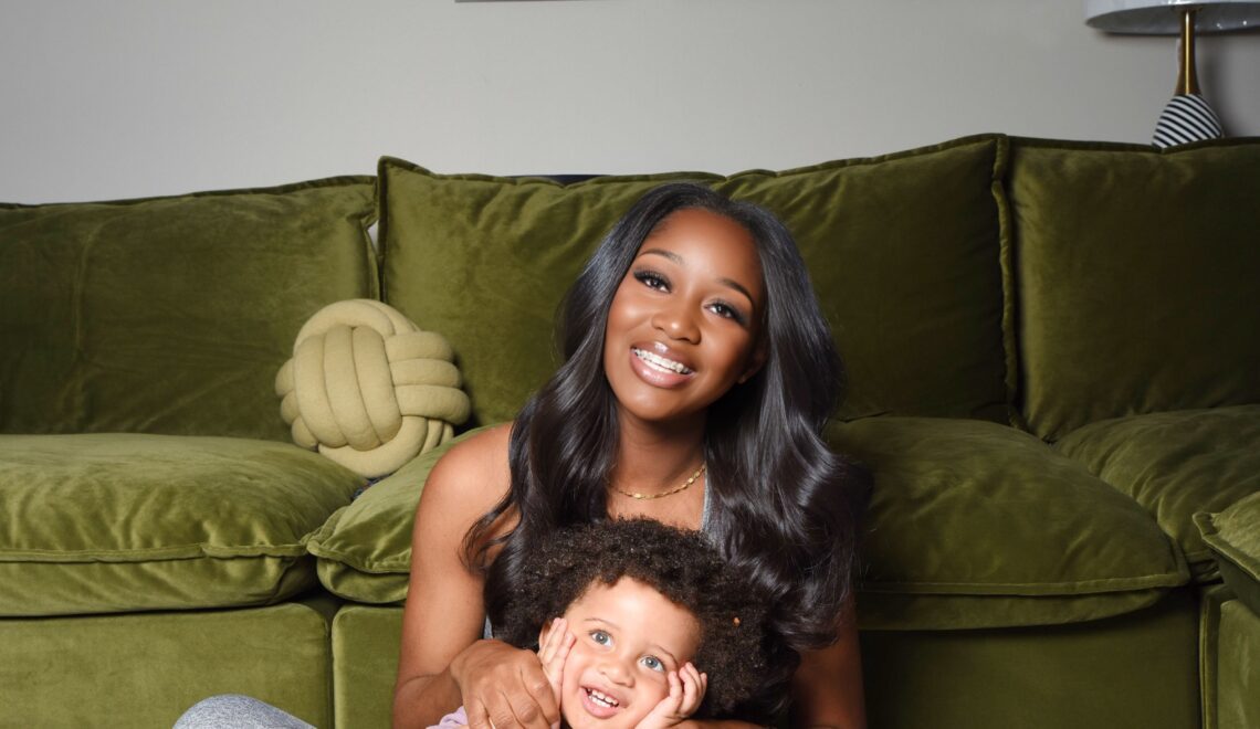 Photo of Raven and her son