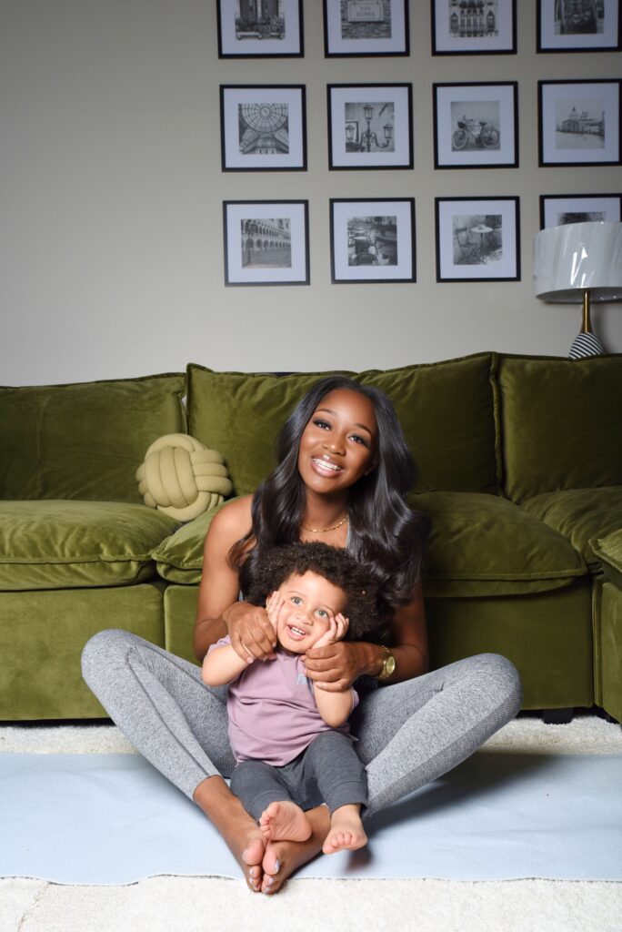 Photo of Raven and her son