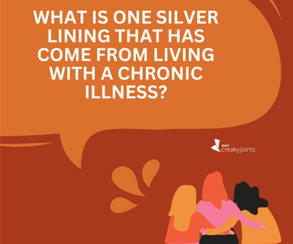 What is one silver lining that has come from living with a chronic illness