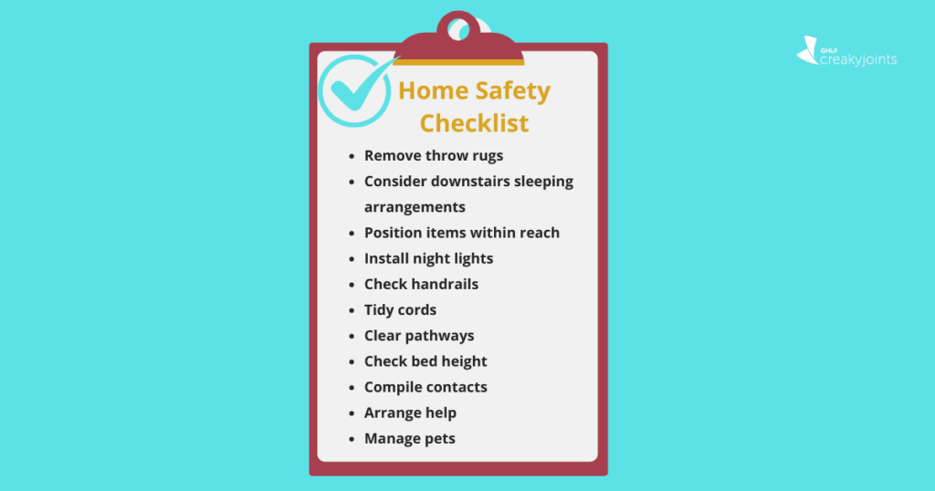 Home Safety Checklist - Knee Osteoarthritis